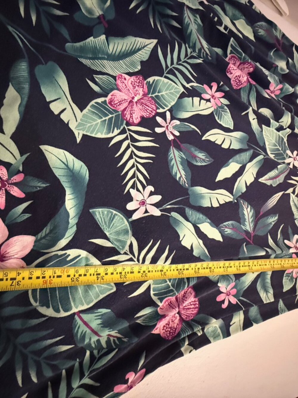 Old Navy, Midi Dress, Floral, Blue, Green, 2X - Picture 5 of 7